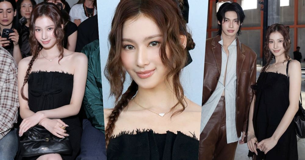 怎麼有這麼美的人類！Prada魅惑女王Sana湊崎紗夏現身男裝大秀、連背影都漂亮到不行！-1