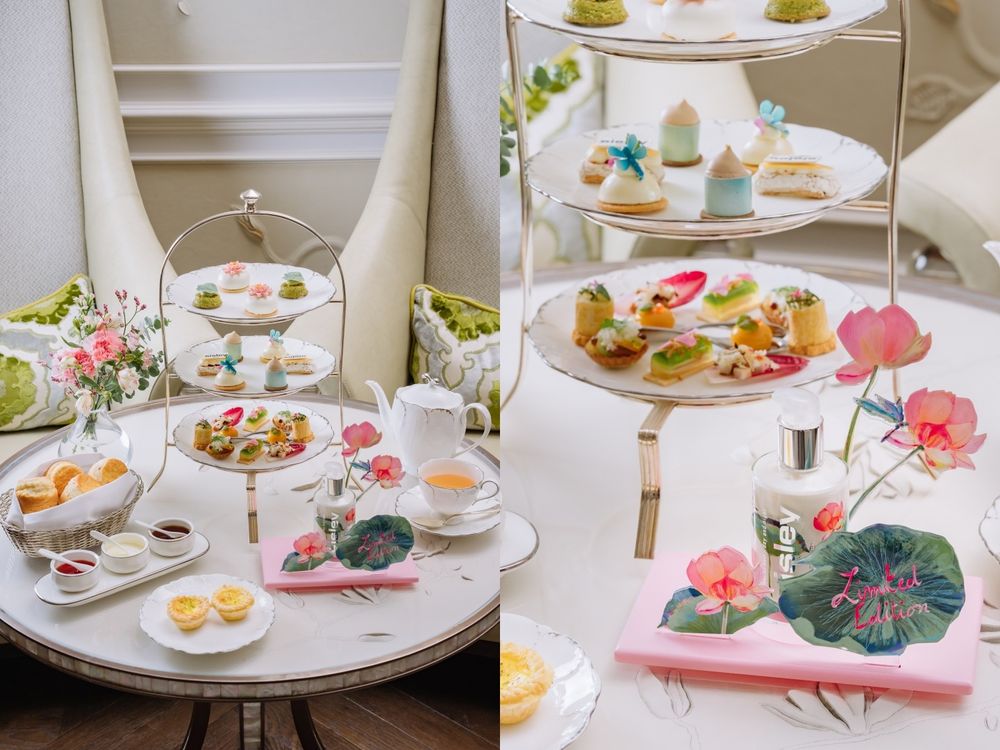 2025夏季最夢幻香氛下午茶！Sisley『全能乳液花漾粉蓮限量瓶」，攜手文華東方酒店「青隅」下午茶，加贈高級保養品！-5