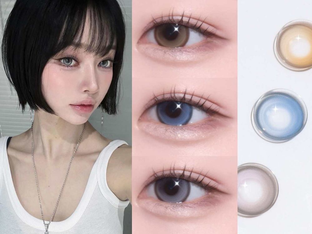 aespa、IVE Rei同款韓國隱眼！三麗鷗庫洛米聯名「深邃朦朧眼」迷幻紫x黑色外環，放大效果超自然！-16