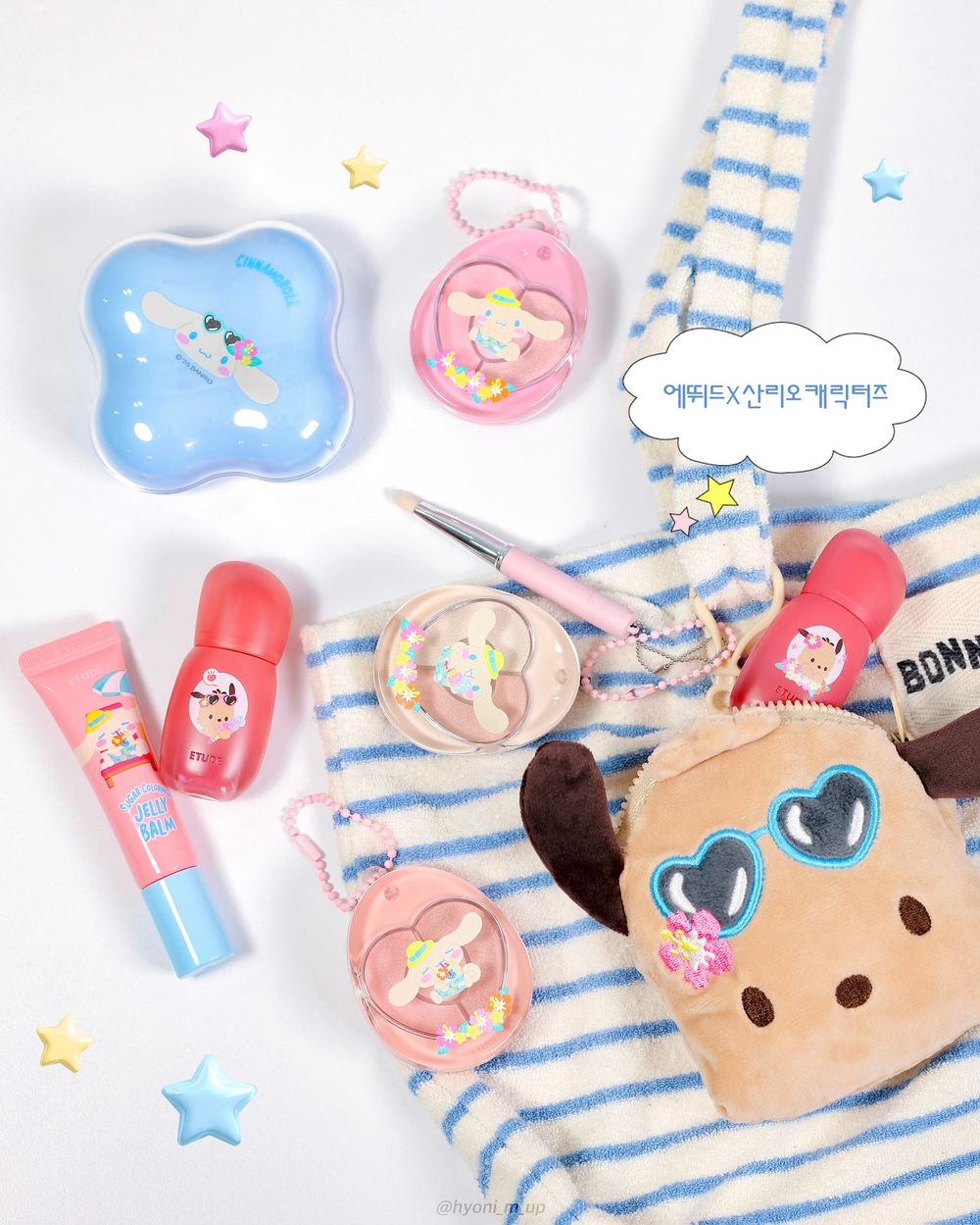2025韓國OLIVE YOUNG三麗鷗彩妝聯名！ETUDE、BBIA、WAKEMAKE...，帕恰狗、大耳狗躍升主角！-4