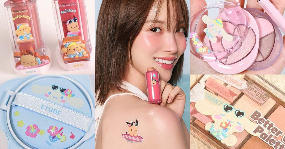 2025韓國OLIVE YOUNG三麗鷗彩妝聯名！ETUDE、BBIA、WAKEMAKE...，帕恰狗、大耳狗躍升主角！-1