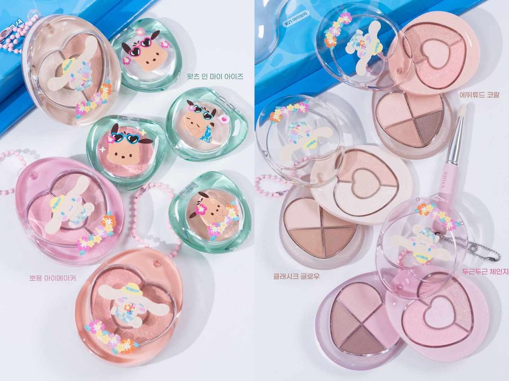 2025韓國OLIVE YOUNG三麗鷗彩妝聯名！ETUDE、BBIA、WAKEMAKE...，帕恰狗、大耳狗躍升主角！-11