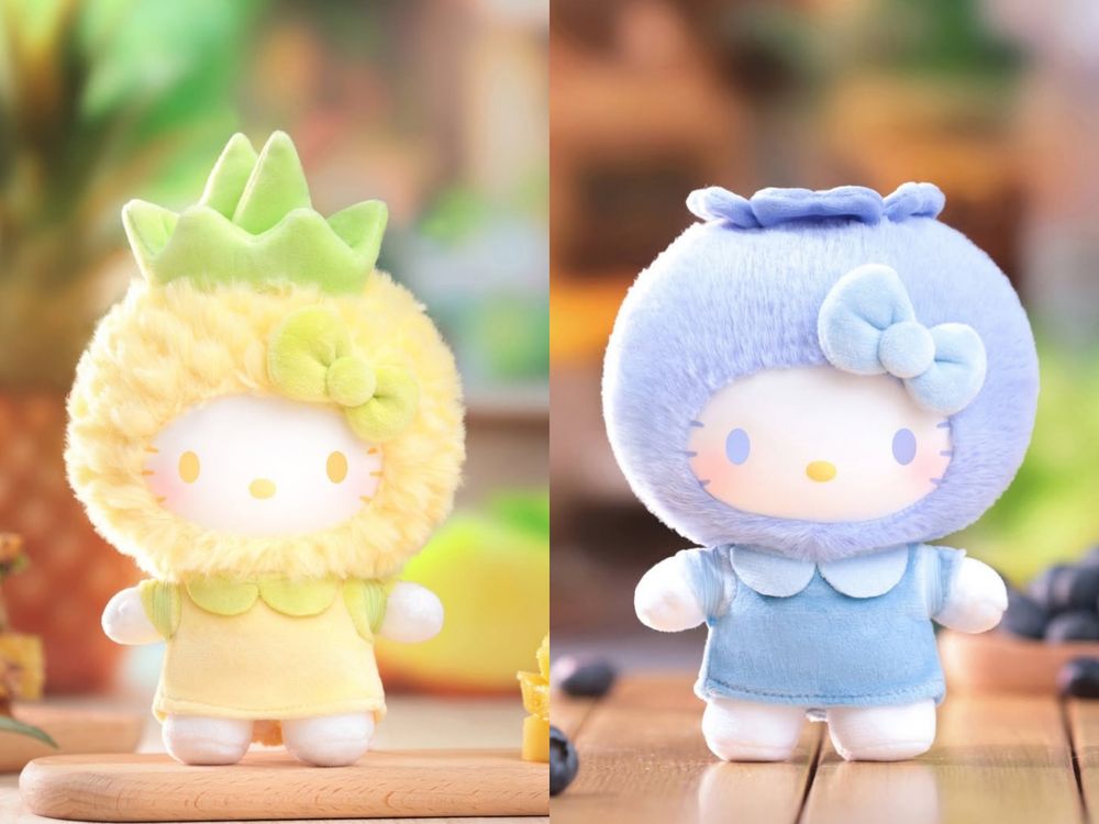 MINISO三麗鷗聯名太好買！「水果系列變裝Hello Kitty玩偶、烤麵包布丁狗公仔」全都Q翻天！-4