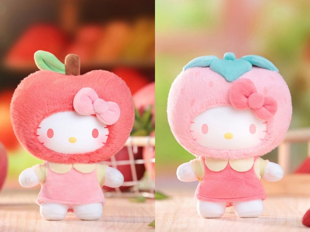 MINISO三麗鷗聯名太好買！「水果系列變裝Hello Kitty玩偶、烤麵包布丁狗公仔」全都Q翻天！-5