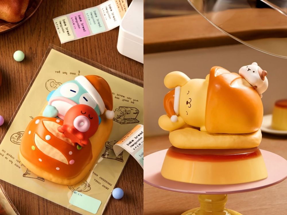 MINISO三麗鷗聯名太好買！「水果系列變裝Hello Kitty玩偶、烤麵包布丁狗公仔」全都Q翻天！-8