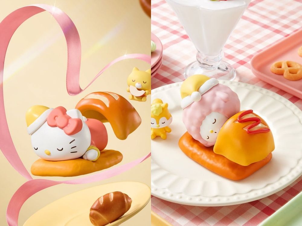 MINISO三麗鷗聯名太好買！「水果系列變裝Hello Kitty玩偶、烤麵包布丁狗公仔」全都Q翻天！-10