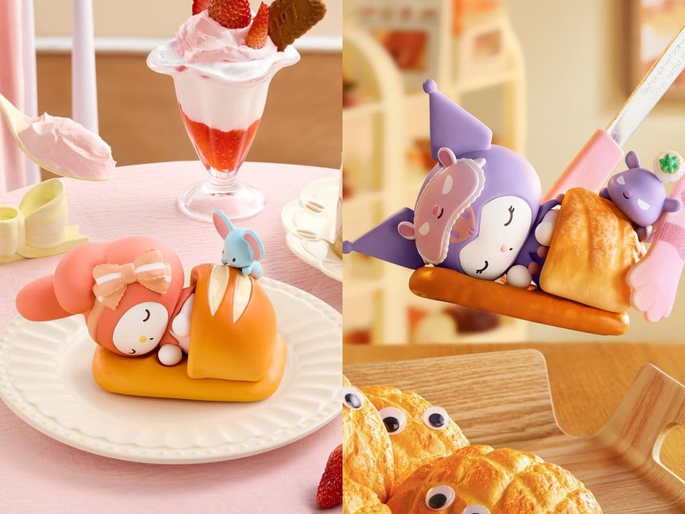 MINISO三麗鷗聯名太好買！「水果系列變裝Hello Kitty玩偶、烤麵包布丁狗公仔」全都Q翻天！-12