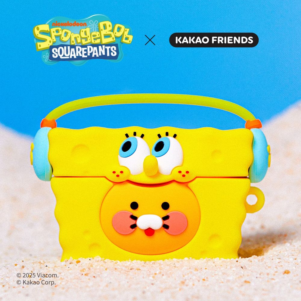 Kakao Friends跟海綿寶寶聯名了！超搞笑「派大星萊恩絨毛玩偶、大鳳梨春植鑰匙圈」全都太欠買！-15
