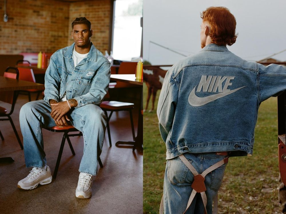 兩大品牌夢幻聯手！Levi’s X Nike聯名系列誇張好看！LOGO牛仔外套已被問爆！-5