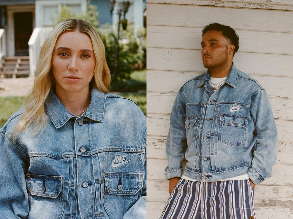兩大品牌夢幻聯手！Levi’s X Nike聯名系列誇張好看！LOGO牛仔外套已被問爆！-3
