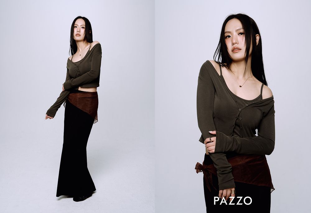 PAZZO最新聯名有光芒！歌后孫盛希聯手打造、同款「BRA TOP、長腿褲」通通百元價！-10