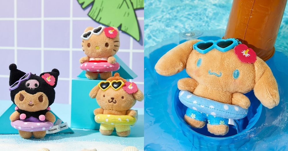 韓國開賣夏季限定「曬黑三麗鷗」周邊！Q翻「做日光浴大耳狗、戴墨鏡布丁狗玩偶」只有這裡買得到！-1