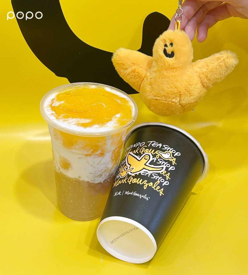 萬波跟Mark Gonzales聯名了！超可愛限定「小天使」飲料杯、3款保冷袋免費獲得方法看這邊！-4