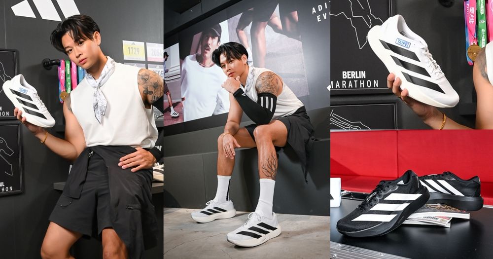 adidas冠軍跑鞋就是這雙！創作才子高爾宣OSN腳上爆紅黑白經典色、現在終於買得到啦！-14