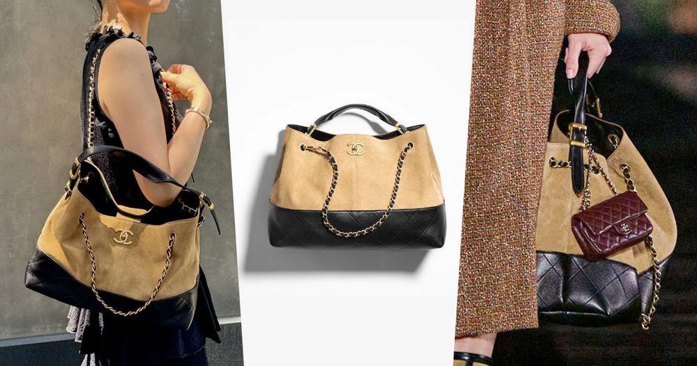 CHANEL新爆款登場！「麂皮購物包」大容量＋揹法多...優點數不完、絕對是今年大黑馬！-1