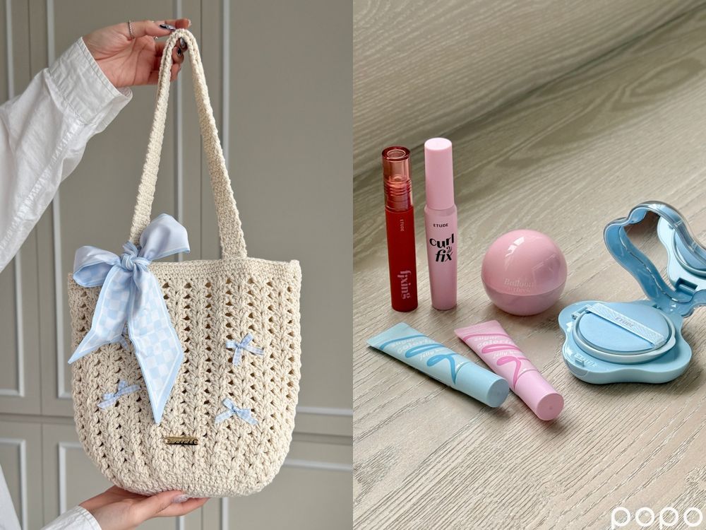 ETUDE、S’AIME東京企劃夢幻聯動！雲朵氣墊、扭蛋腮紅打造超出片妝容，打卡必備絲巾蝴蝶結編織包限時獨賣！-17
