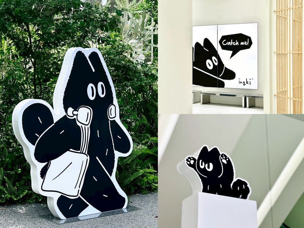 韓國超人氣貓咪「ingki」現蹤誠品生活480！3公尺高黑貓充氣裝置必打卡、滿額再送超Q貓咪胸針！-4