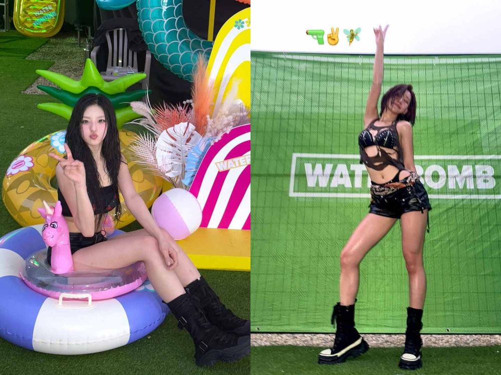 2025年Waterbomb音樂節女神出爐！「水彈女神」權恩妃露側乳、Karina獨自上場獲好評！-3