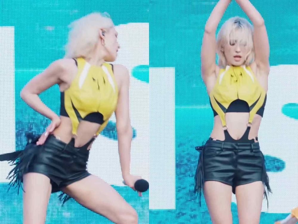 2025年Waterbomb音樂節女神出爐！「水彈女神」權恩妃露側乳、Karina獨自上場獲好評！-4