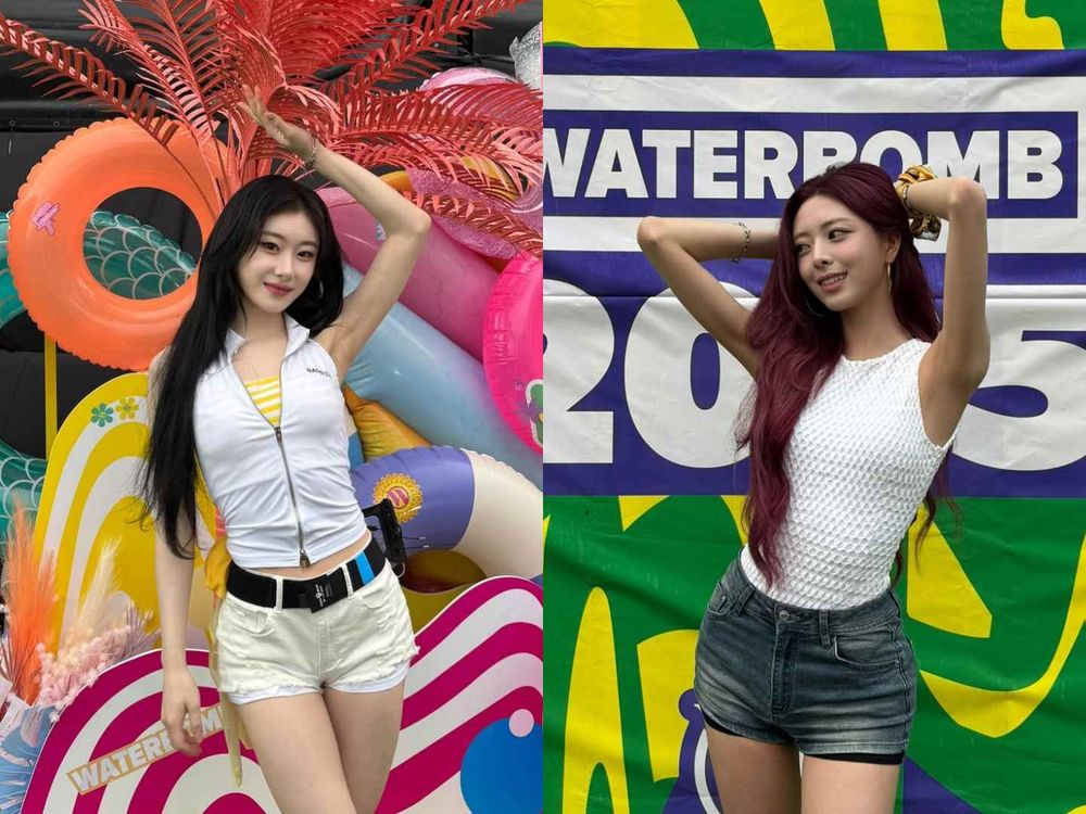 2025年Waterbomb音樂節女神出爐！「水彈女神」權恩妃露側乳、Karina獨自上場獲好評！-6