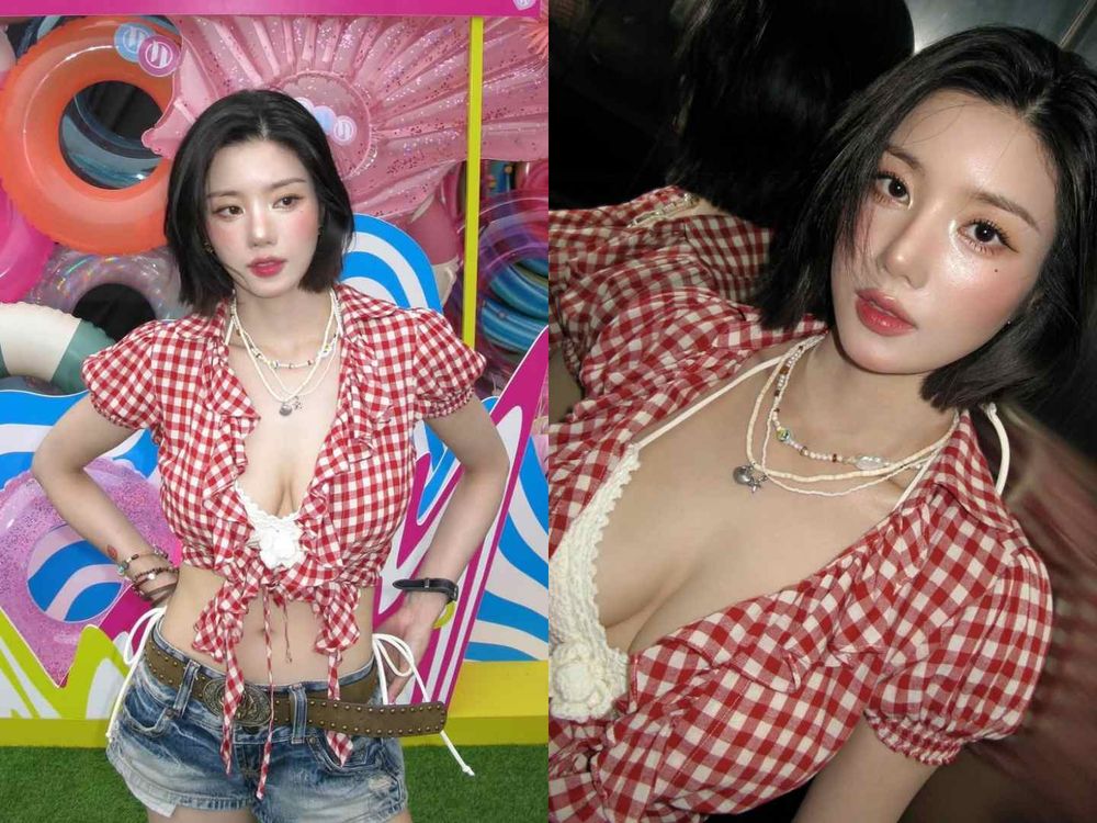 2025年Waterbomb音樂節女神出爐！「水彈女神」權恩妃露側乳、Karina獨自上場獲好評！-12