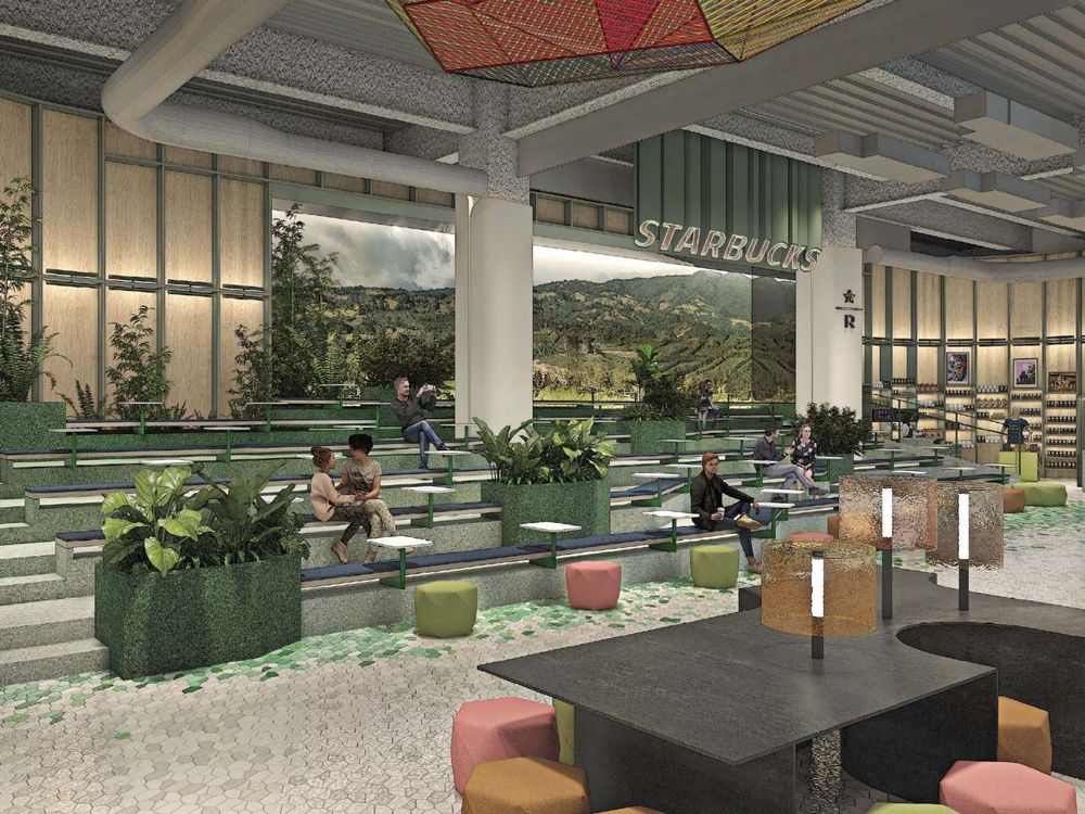 信義區新百貨DREAM PLAZA來了！「全台最大星巴克、巴黎街頭咖啡館風餐酒館」必逛亮點一次看！-7