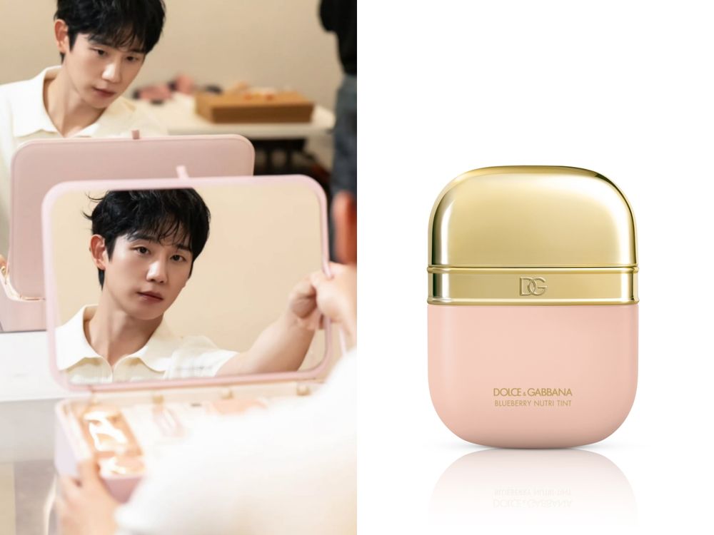 丁海寅、金所炫同款！DOLCE&GABBANA BEAUTY重磅升級底妝「藍莓精萃粉露」，清透保濕的天生素顏底妝！-4