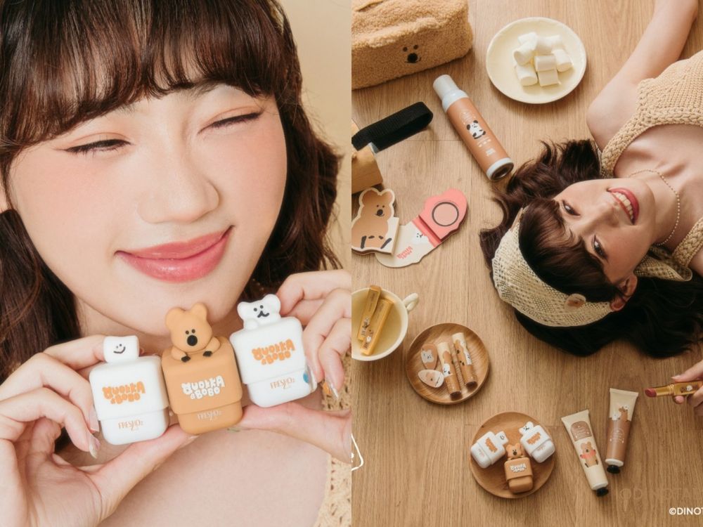 FreshO2 X DINOTAENG「呆萌町聯名系列」登場！矮袋鼠13款可愛爆擊彩妝周邊限量發售，399元起開搶！-2