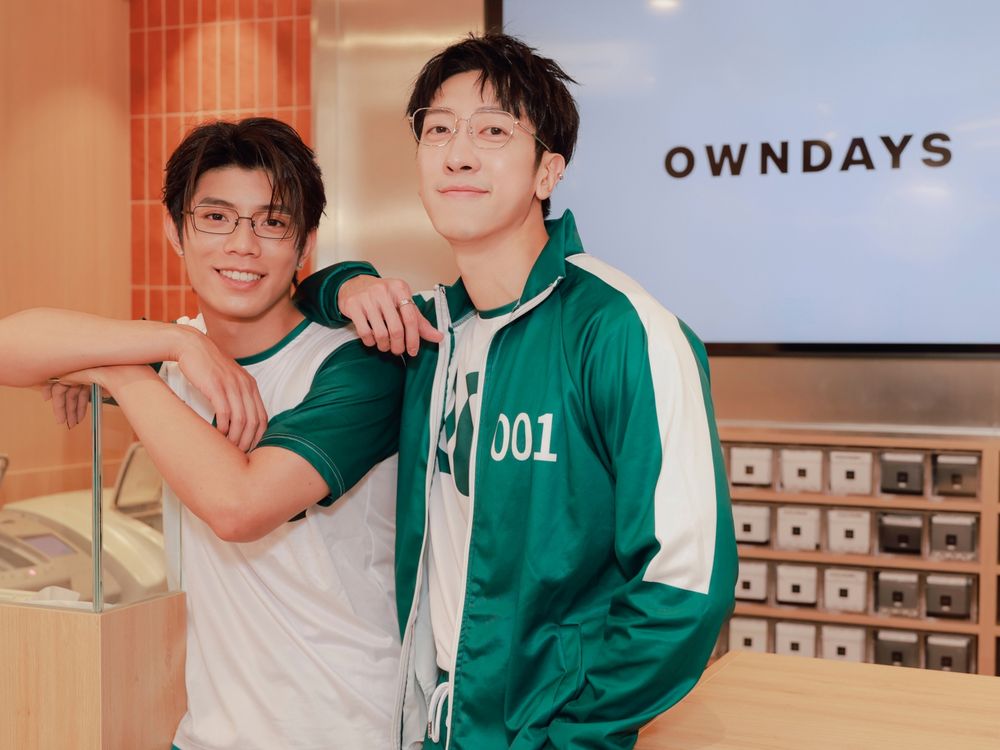 OWNDAYS推出《魷魚遊戲》聯名鏡框得收藏！人氣偶像陳峻廷、張哲偉同款超好看！-7