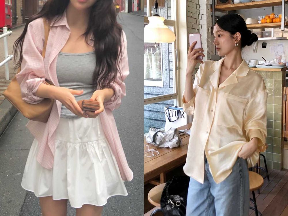 不一定要穿襯衫！韓妞職場「好感度穿搭」法則！選對顏色大加分、新鮮人必看！-6