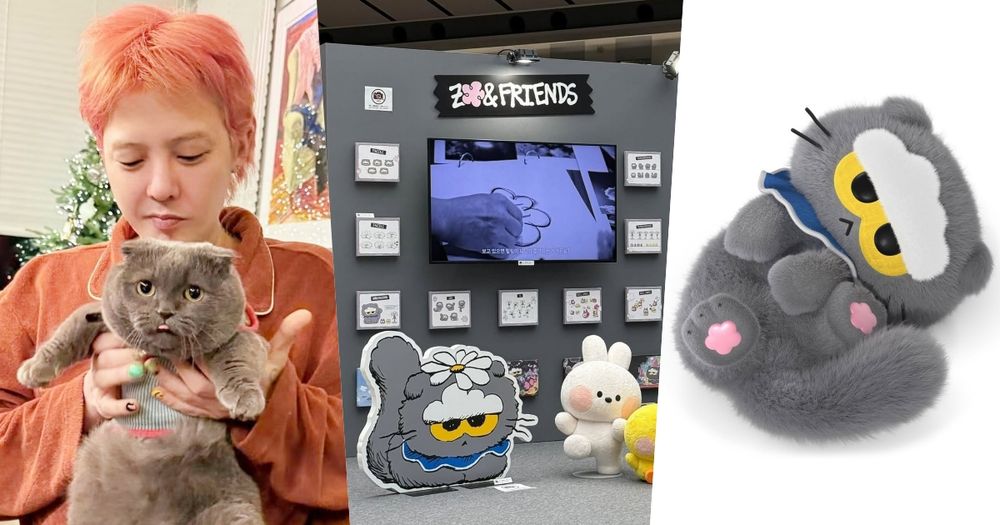 會不會比手燈難搶？！GD愛貓Zoa進軍韓國文創！ZO&FRIENDS超可愛「灰貓Zoa玩偶、小雛菊精靈」必買周邊一次看！-1