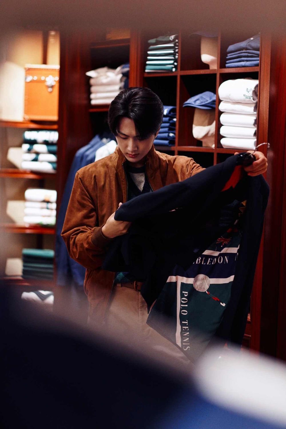 2025溫網場外明星超狂！Krystal、ENHYPEN Jay整身Ralph Lauren亮相，男女神組合真好看！-9