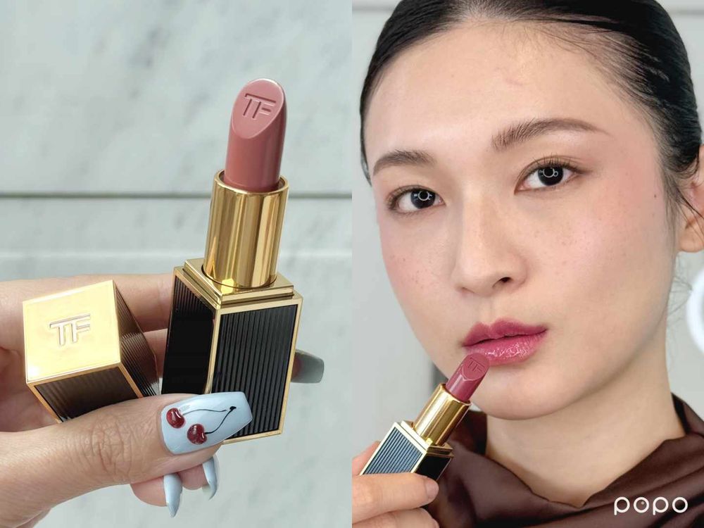 TOM FORD把奢貴黑蘭花變身限量彩妝！設計師唇膏、頰彩霜調入顯白冷莓果色、高級直紋凹槽外殼，打造必收藏情人節禮物！-12