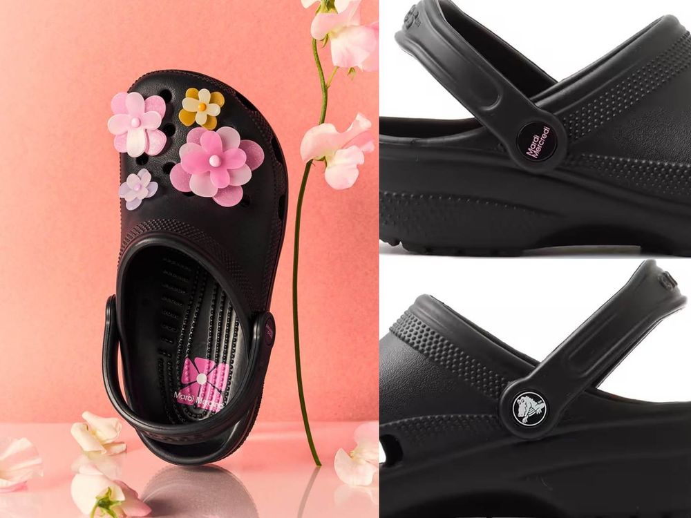 少女心蠢蠢欲動！Crocs聯手韓牌Mardi推出「花卉洞洞鞋」兩款配色都好看、絕對要買！-6
