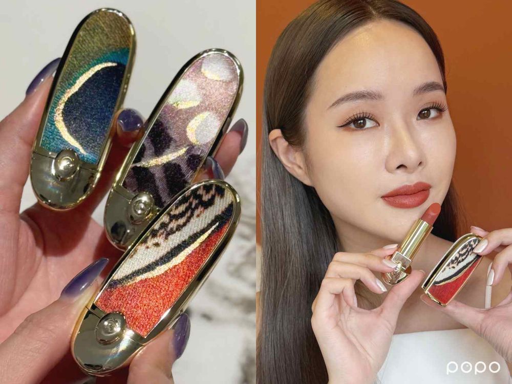 宋慧喬同款！嬌蘭2025秋季彩妝「奢貴鳥羽」化為紅寶之吻唇膏彩殼，史上最美限定裸色、喬妹色號必收！-14