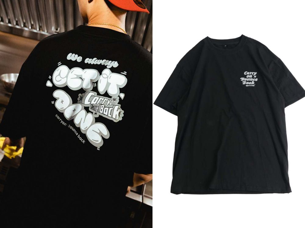 台灣街頭品牌CARRYON x 美式漢堡店聯名登場！「LOGO潮T＋黑漢堡」限量必搶！-4