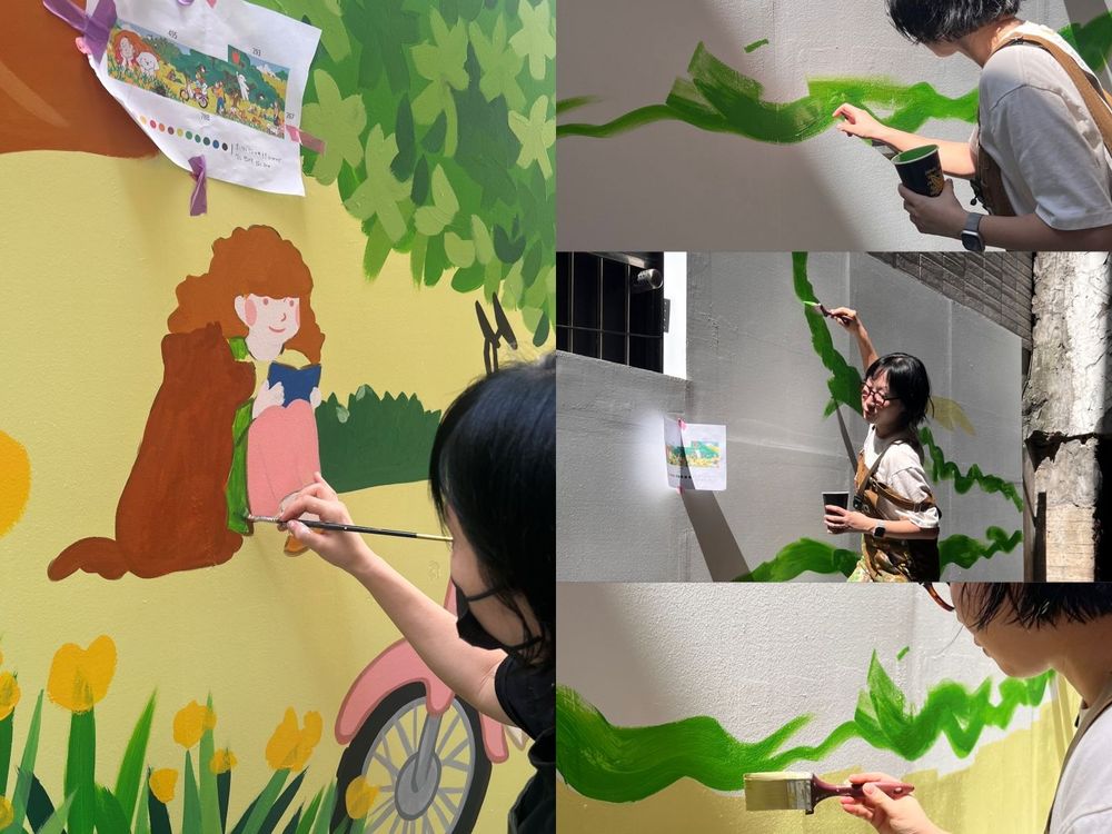 韓國療癒系畫家drawingmary首度來台展出！夢幻花園+呆萌狗狗插畫太好拍、打卡再送Q翻小貼紙！-4