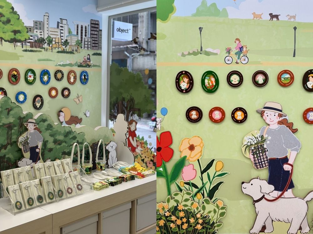 韓國療癒系畫家drawingmary首度來台展出！夢幻花園+呆萌狗狗插畫太好拍、打卡再送Q翻小貼紙！-6
