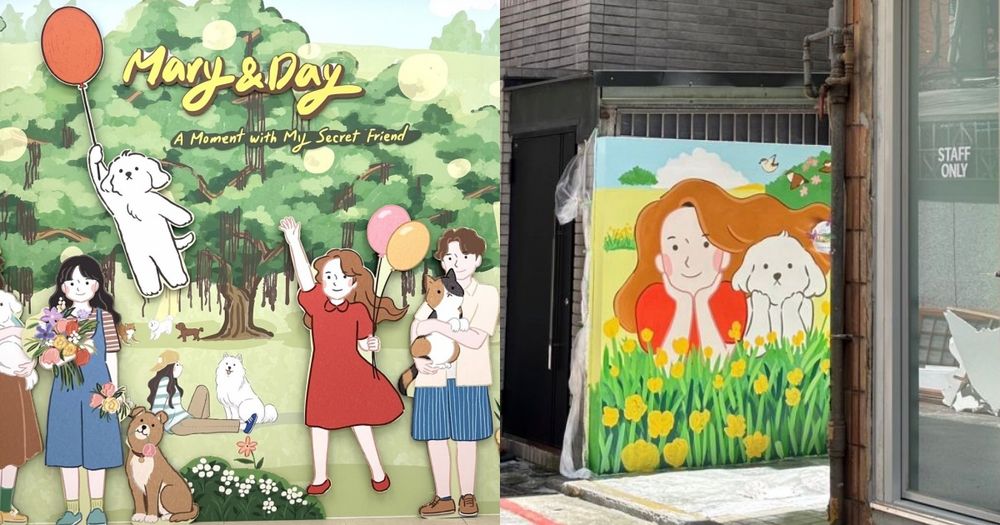 韓國療癒系畫家drawingmary首度來台展出！夢幻花園+呆萌狗狗插畫太好拍、打卡再送Q翻小貼紙！-8