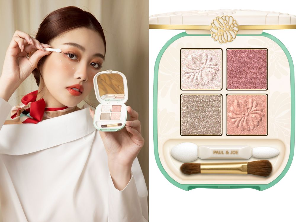 PAUL & JOE 2025秋季彩妝登場！巴黎時尚4色眼彩盤、茶系柔霧色調唇膏，貴族金貓限量唇膏盒超夢幻、必收藏！-10
