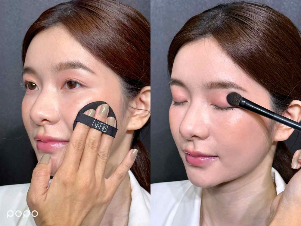 NARS全新「高調炫色眼頰棒」登場！最美香檳蜜桃色，一筆完成眼頰唇極簡妝容，搭配「炫色腮紅」打造最美氛圍感妝容！-13
