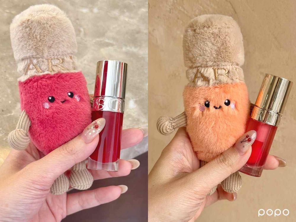 克蘭詩打造唇彩界的Jellycat！美唇油十週年限定「柔紅色」重磅登場，限量唇油娃娃盲盒只送不賣、必搶！-10