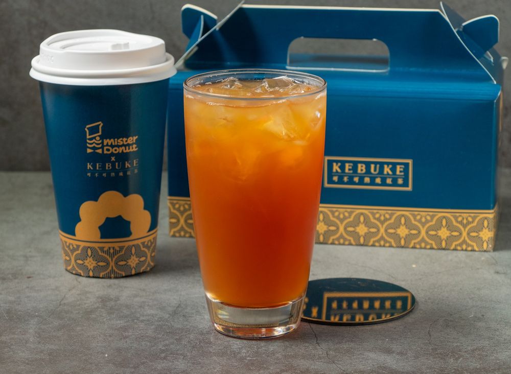 Mister Donut跟可不可聯名了！「濃熟成紅茶波堤、胭脂紅茶派」茶香濃郁太欠吃、還有買五送一！-2