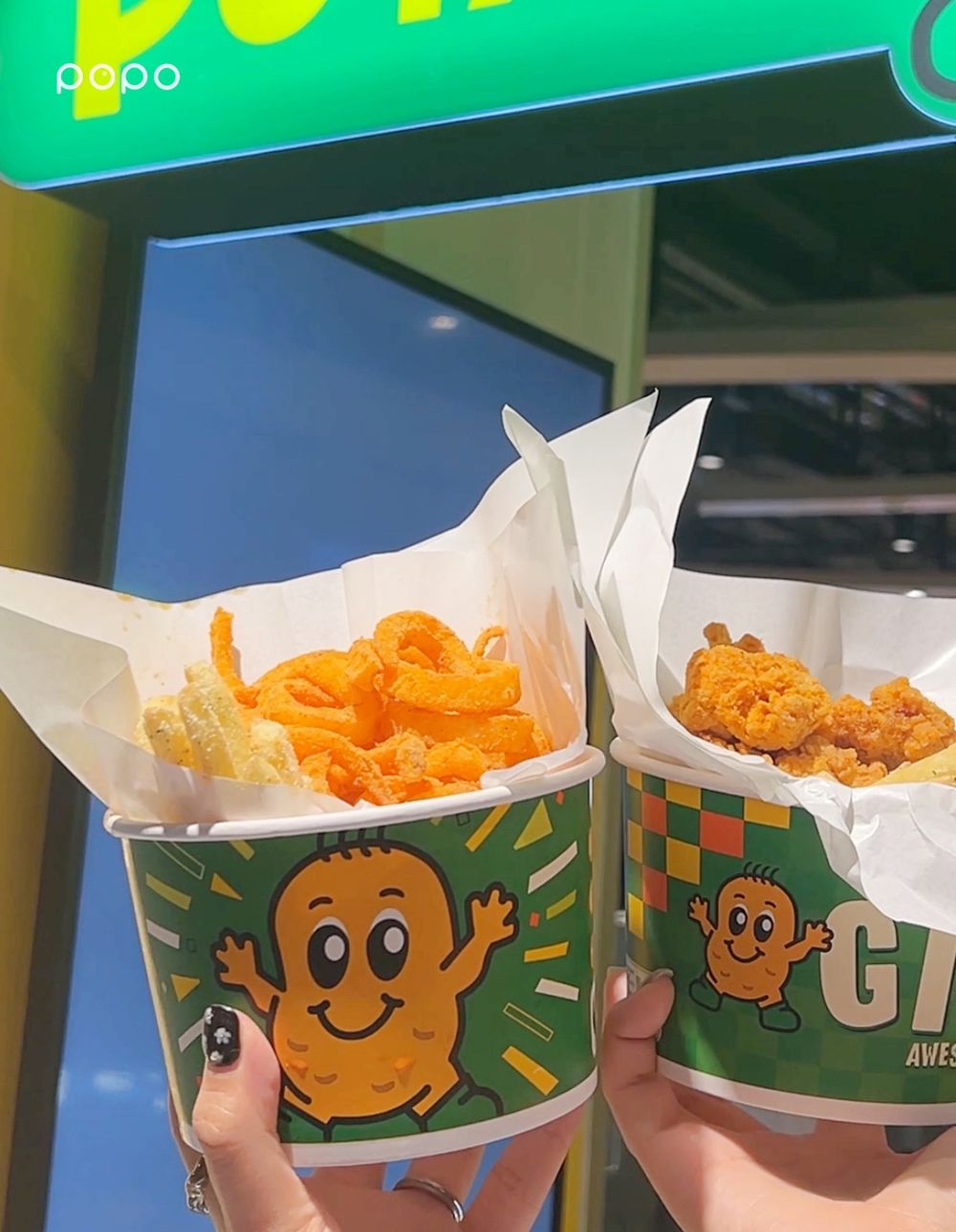 全球最好吃薯條Potato Corner來台灣了！「酸奶洋蔥捲捲薯、BBQ雞米花」必點菜單價格一次看！-11