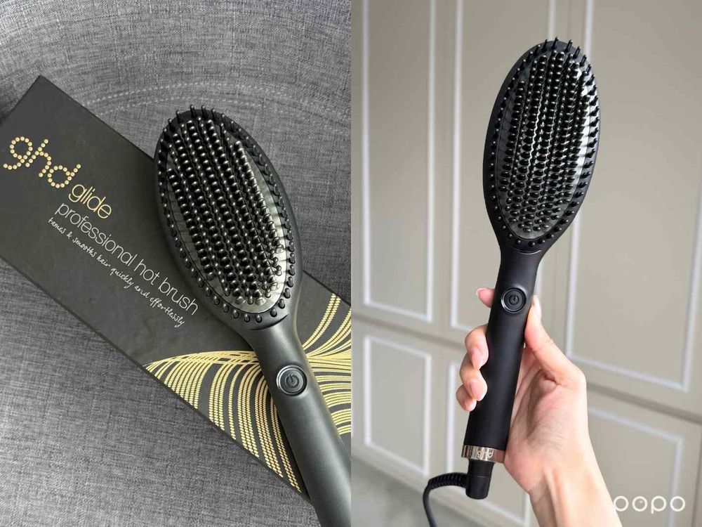 POPO筆記老實說！網友好評直髮梳評比「凱夢、ghd、TYMO」預熱時間、梳整效果測試，這支梳過彷彿剛護髮完！-9