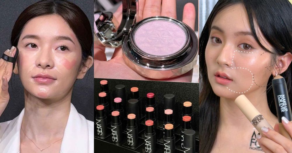 2025下半年腮紅新品全面來襲！一筆上妝NARS眼頰棒、MUF玩色蠟筆、黛珂琉光頰彩...，附錄小臉捏骨全攻略！-1