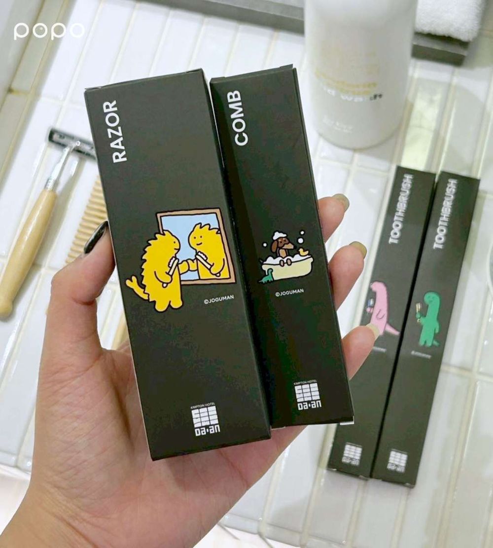 金普頓大安酒店跟JOGUMAN聯名了！超Q恐龍房卡、門牌超欠拍，還能把限定浴袍BRACHIO帶回家！-8
