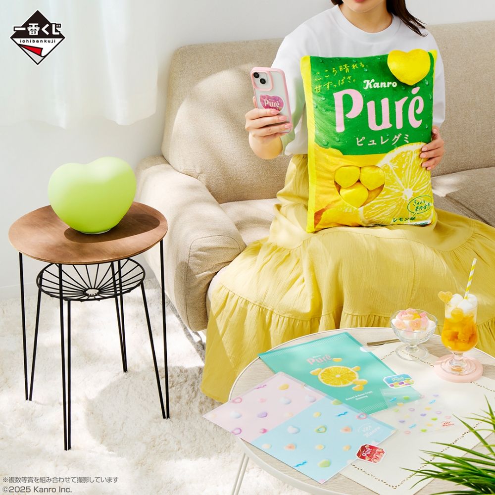 日妞社群暴動！日本開賣超可愛「Pure軟糖一番賞」、檸檬愛心軟糖抱枕&收納包全都超想要！-6