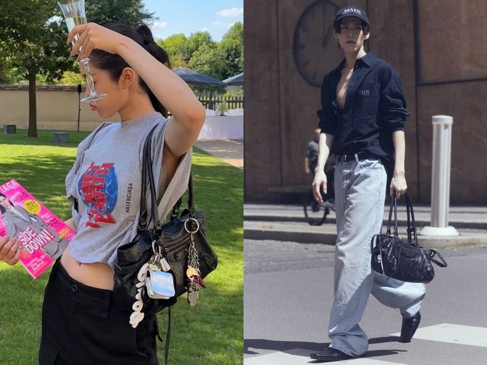 Balenciaga又來逼人！巴黎世家「橫向機車包」回歸、韓星盧允瑞同款默默賣超好！-2