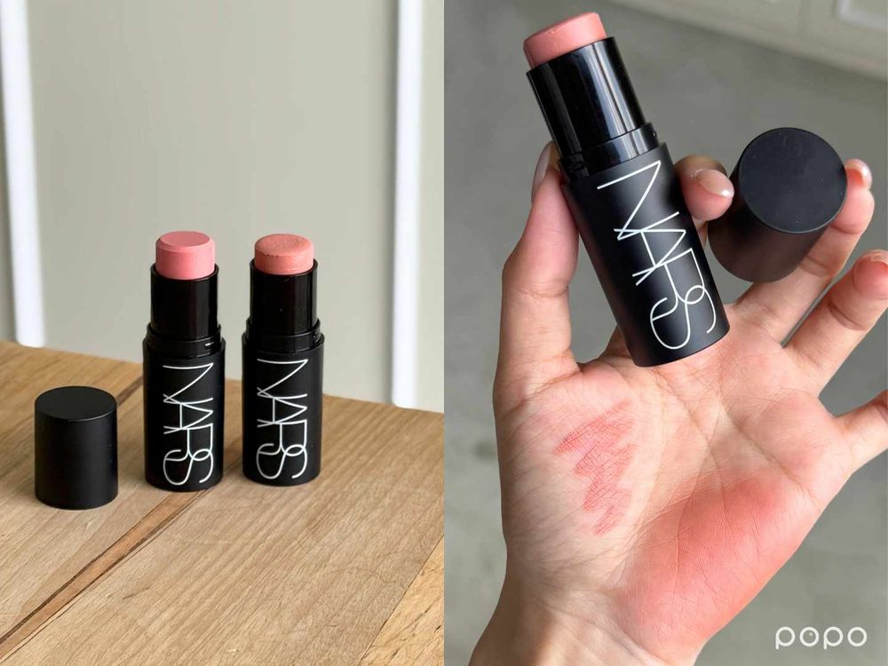POPO筆記老實說！2025專櫃「腮紅棒」新品實測，DIOR、NARS、MUF，底妝融合度、暈染力一看就知道！-6